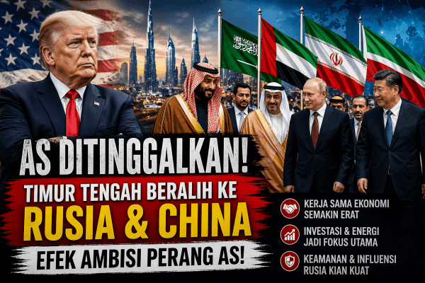 Peta kekuatan global bergeser drastis. Ambisi militer Washington di Timur Tengah justru mendorong negara-negara kawasan menjalin kemitraan strategis dengan Moskow dan Beijing dalam sektor energi maupun keamanan.